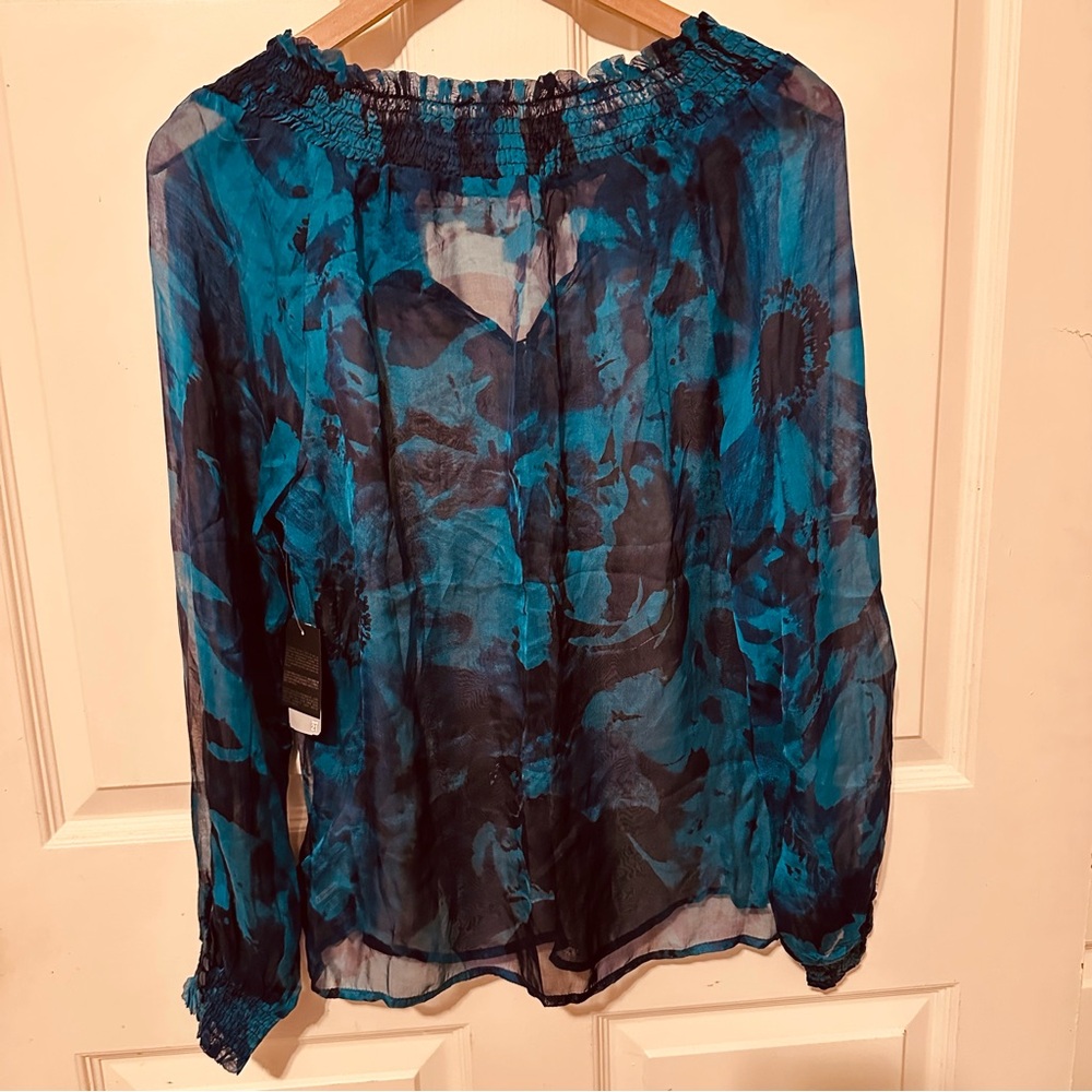 Vintage | Top | Silk Printed Top - Picture 6 of 7